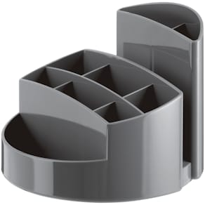 Schreibtischköcher HAN Rondo, dunkelgrau