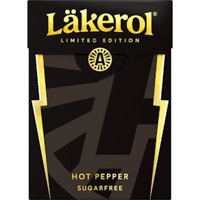 Pastiller LÄKEROL Hot Pepper 75g