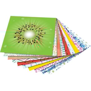 Faltblätter Folia Tropical, 50 Blatt, sortiert