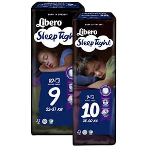 Blöja LIBERO SleepTight S9 22-37kg 10/fp