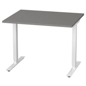 Bord höj/sänk Basic 1000x800 grå/vit