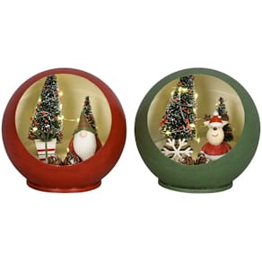 LED-Kugel POSIWIO Weihnachtsszene, 2 Modelle