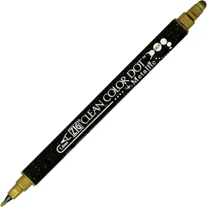 ZIG Clean Color DOT Metallic Gold