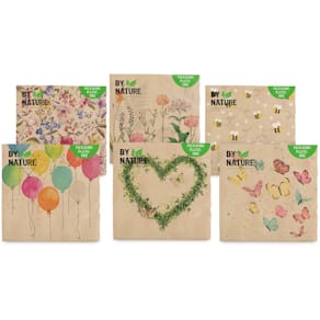 Motivserviette BY NATURE, 33 x 33 cm, sortiert