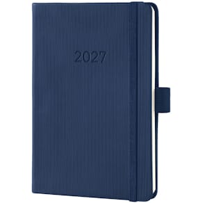 Buchkalender Sigel Conceptum 2027 A6, dunkelblau