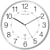 Wandklok Unilux Mai Wave, radiogestuurd, diameter 37,5 cm, grijs