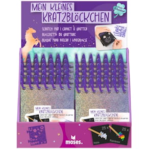 Kratzblock moses. Verlag Mein kleines Kratzblöckchen, Pferde