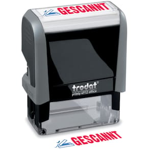 Textstempel Trodat Printy Office 4912