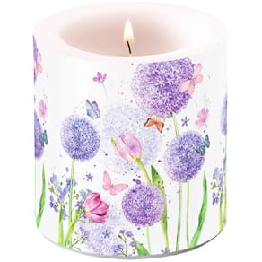 Kerze AMBIENTE Blumenschönheit, 9 cm