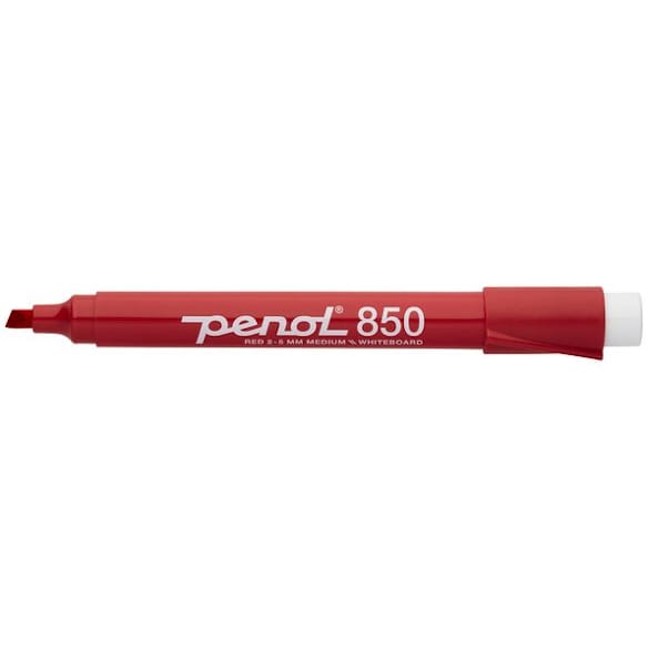 Whiteboardpenn PENOL 850 ECO skrå rød 10st