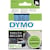 Tape Dymo D1, 9 mm, zwart op blauw