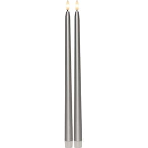 Antikljus STAR T LED 39cm silver 2/fp