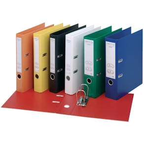 Ordner Centra Chromos, Plastik, A4, 8 cm, sortiert