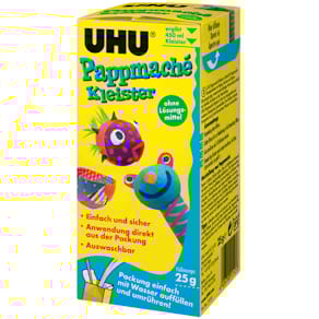 Kleister UHU Pappmaché, 25 g/450 ml