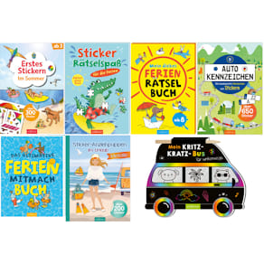 Beschäftigungsbuch-Set ARS EDITION, 7 Titel, sortiert, ab 3 Jahre