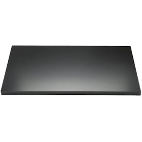 Fachboden Bisley, mit Lateralhängevorrichtung, schwarz, 71,6 x 38