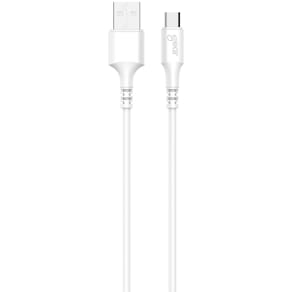Laddkabel MicroUSB till USB-A 2 m vit