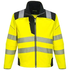 Varselsoftshell PW T402 Hi-Vi Kl 2/3 3XL