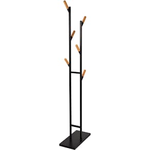 Kapstok Maul Rima, 183 cm, 6 afneembare ophanghaken, bruin/zwart