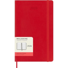 Classic Soft 12M Daily Large Röd 2026