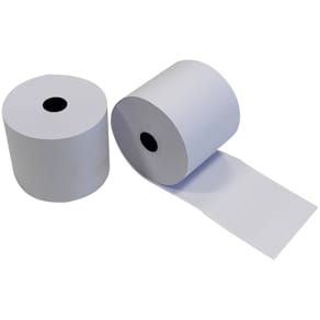 Thermorolle Q-CONNECT, 58-64-12 mm, weiß, Packung mit 5 Stück