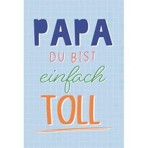 Grußkarte zum Vatertag