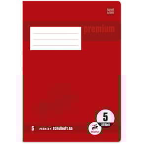 Schulheft Staufen Premium Academy, A5, 16 Blatt, Lin. 5, kariert