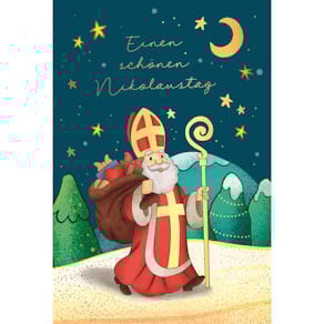 Nikolauskarte SKORPION Bild