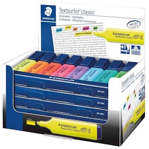 Tekstmarker STAEDTLER Textsurfer 364, skrå 1–5 mm, ass. 8 stk