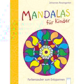 Malbuch ARENA Mandalas für Kinder, 48 Motive, 210 x 276 mm