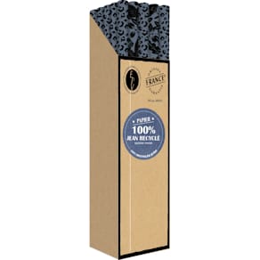 Geschenkpapier Beaumont Group Jeanspapier, dunkelblau/schwarz
