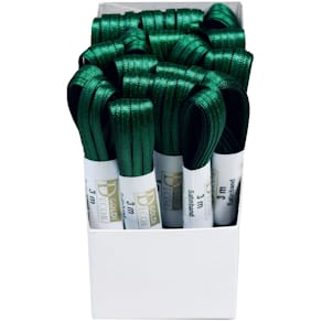 Doppelsatinband Goldina, 3 mm x 3 m, dunkelgrün