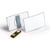 Badge Durable met magneet, 40 x 75 mm
