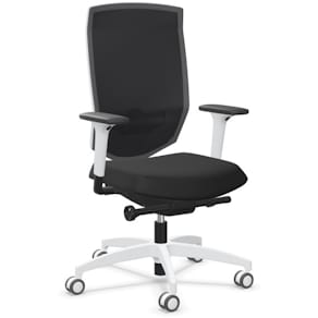 Drehstuhl Dauphin AdJust evo mesh, schwarz/weiß
