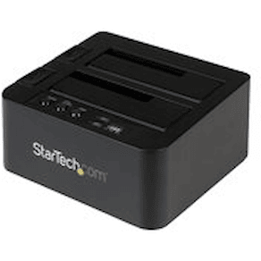 StarTech.com Standalone Hard Drive Duplicator, Dual Bay HDDSSD
