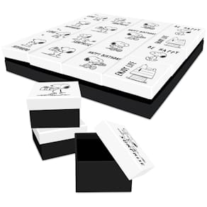 Geschenkkarton BRAUN + COMPANY Sprüche Snoopy, sortiert