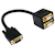 StarTech 30 cm VGA till 2x VGA-videosplitterkabel  M/F