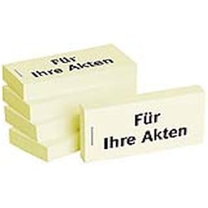 Haftnotiz BIZSTIX Business Haftnotizen 1301010107, Für Ihre Akten