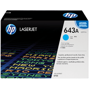Toner HP Q5951A 643A 10K cyan