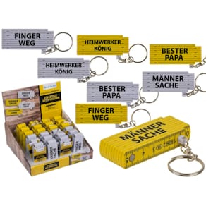 Schlüsselanhänger Out of the Blue Zollstock, sortiert