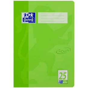 Schulheft Oxford Touch, A4, 16 Blatt, liniert L25, grasgrün