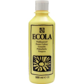 Plakkaatverf Talens Ecola, flacon 500 ml, citroengeel