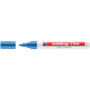 Märkpenna Edding 750 Blå, konisk, 2-4mm