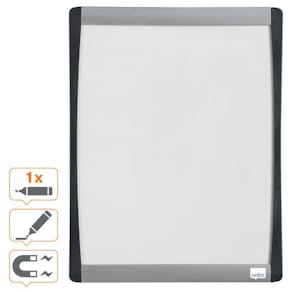 Whiteboard NOBO 28x21,5 buet hvit