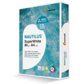 Kopierpapier NAUTILUS SuperWhite, A4, 80g, 500 Blatt, weiß