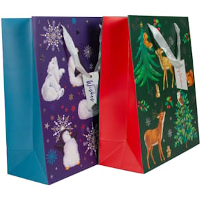 Geschenktragetasche DONAU, Weihnachten, Kind Tiere