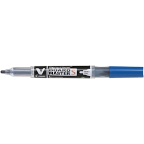 Whiteboardmarker Pilot V-Board Master S, blå rund 1-3 mm