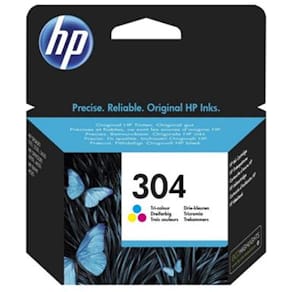 HP 304 colour ink cartridge blistered