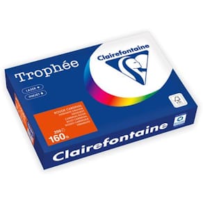 Kopipapir TROPHEE A4 160g dyp rød (250)