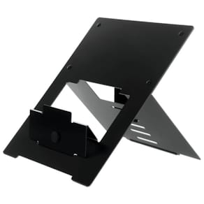 Laptopständer R-Go Tools Riser Flexibel, schwarz, Aluminium